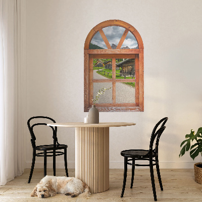 Ablak falmatrica 39x60 Ablak kilátás