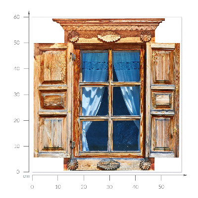 Ablak falmatrica 58x60 Rusztikus ablak