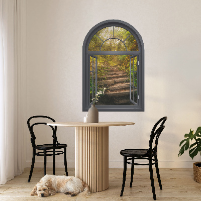 Ablak falmatrica 41x60 Erdőablak