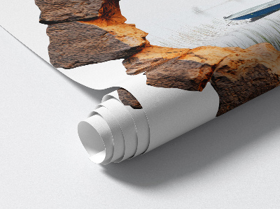 3D falmatrica lyuk 60x60 Kő-tó