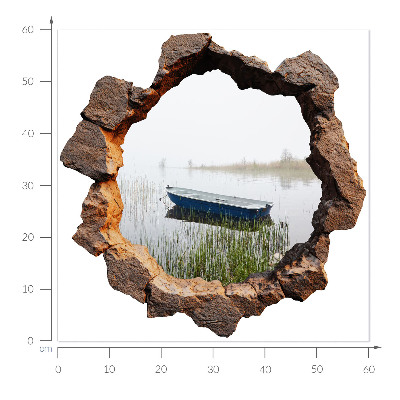 3D falmatrica lyuk 60x60 Kő-tó