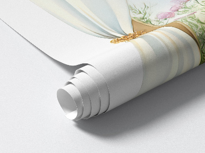 Ablak falmatrica 44x60 Függönyök kilátással