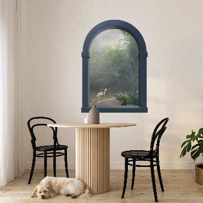 Ablak falmatrica 43x60 Titokzatos dzsungel