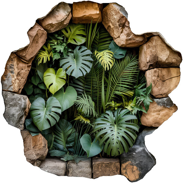 3D falmatrica lyuk 60x60 Trópusi oázis