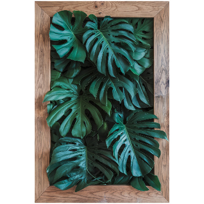 Dekoratív 3d falmatrica 40x60 Zöld kompozíció