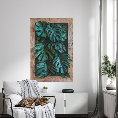 Dekoratív 3d falmatrica 40x60 Zöld kompozíció