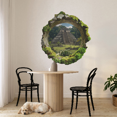 3D falmatrica lyuk 56x60 Trópusi táj