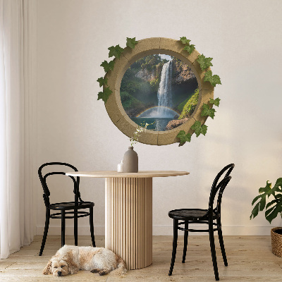 Ablak falmatrica 60x52 Természetes oázis