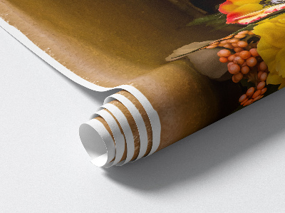 Dekoratív 3d falmatrica 57x60 Virágváza