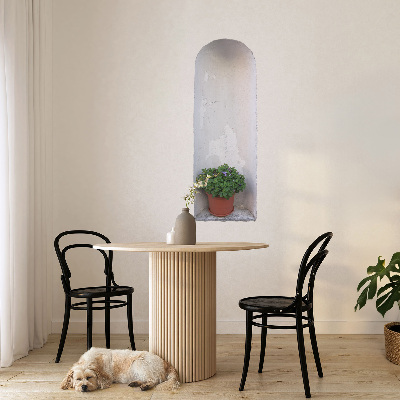 Dekoratív 3d falmatrica 22x60 Falmélyedés