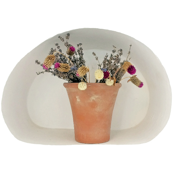 Dekoratív 3d falmatrica 60x41 Száraz virágok