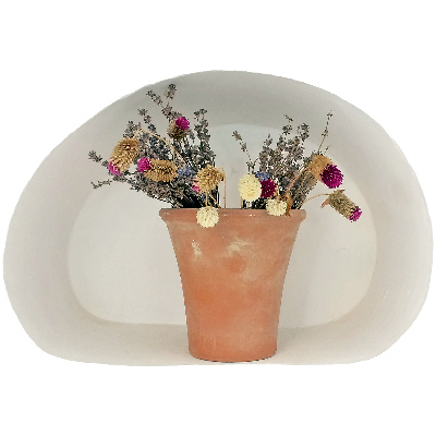 Dekoratív 3d falmatrica 60x41 Száraz virágok