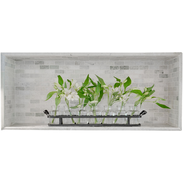 Dekoratív 3d falmatrica 60x26 Virágok vázákban