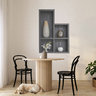 Dekoratív 3d falmatrica 56x80 Dekoratív polcok