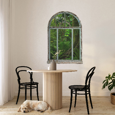 Ablak falmatrica 55x80 Trópusi ablak.