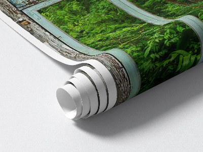 Ablak falmatrica 55x80 Trópusi ablak.