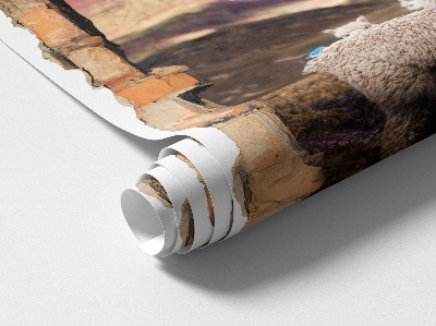 3D falmatrica lyuk 53x80 Alpaka-hegység