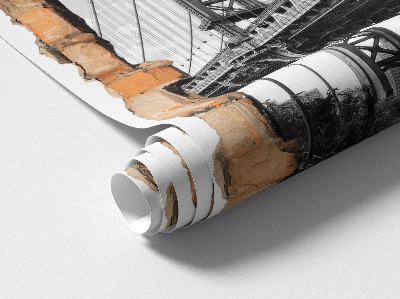 3D falmatrica lyuk 53x80 Városi tájkép