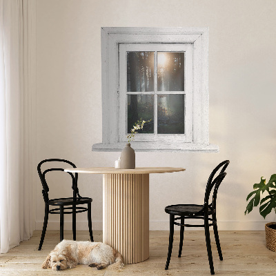 Ablak falmatrica 82x80 Erdőablak