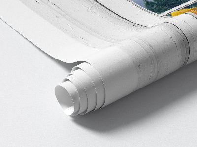 Ablak falmatrica 82x80 Ablak tájkép