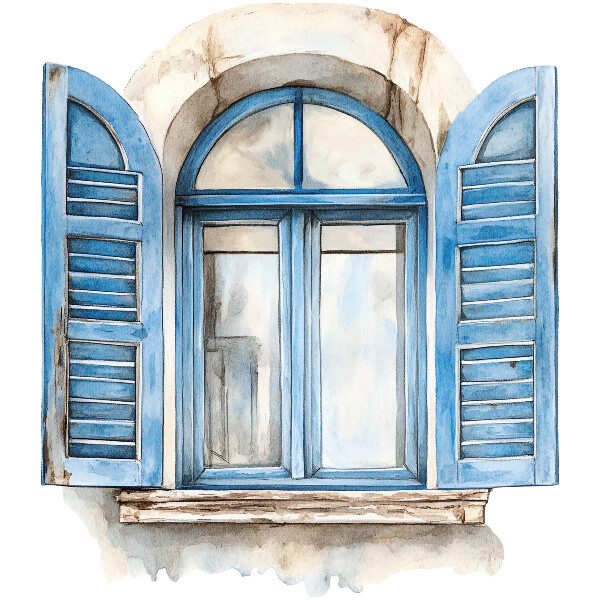 Ablak falmatrica 70x80 Fa redőnyök