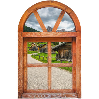 Ablak falmatrica 52x80 Ablak kilátás