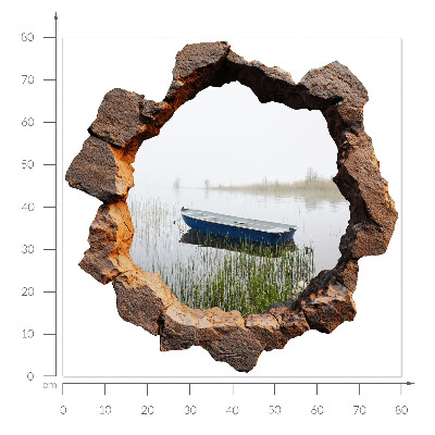 3D falmatrica lyuk 80x79 Kő-tó