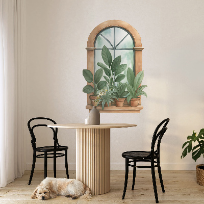 Ablak falmatrica 56x80 Ablakba ültetett növények.