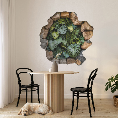 3D falmatrica lyuk 80x80 Trópusi oázis