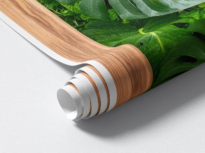 Ablak falmatrica 46x80 Szörnyeteg levelek