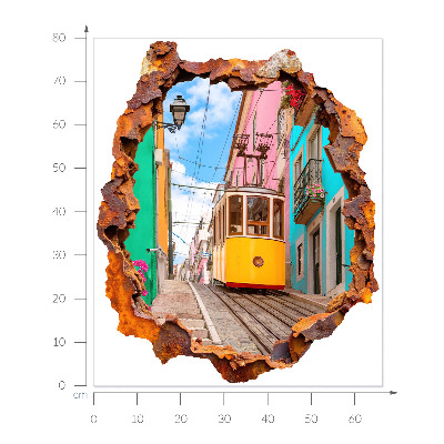 3D falmatrica lyuk 66x80 Nosztalgikus táj