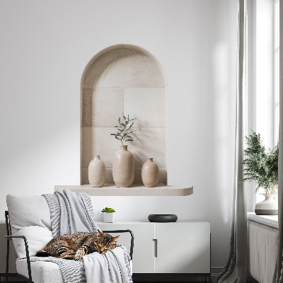 Dekoratív 3d falmatrica 73x80 Kerámia vázák