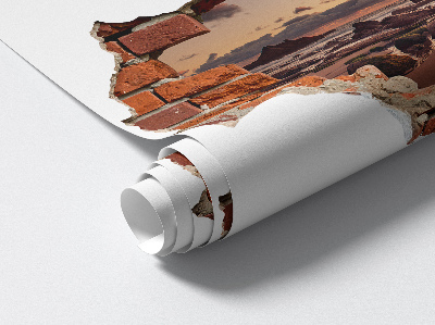 3D falmatrica lyuk 80x54 Az álmok partja