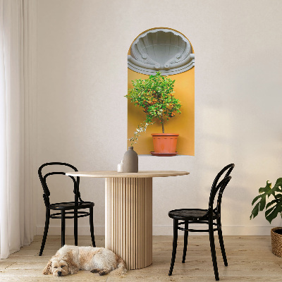 Dekoratív 3d falmatrica 44x80 Narancsfa