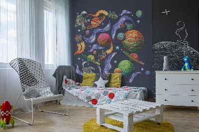 Falmatrica 100x155 Rakéta űrutazás űrhajósokkal és bolygókkal