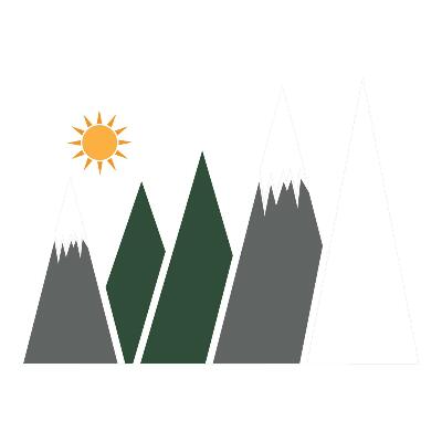 Falmatrica 100x161 Hegycsúcsok hóval borított illusztráció