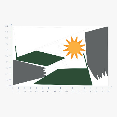 Falmatrica 100x161 Hegycsúcsok hóval borított illusztráció