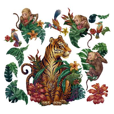 Falmatrica 130x171 Dzsungel szafari rajzfilm állatokkal