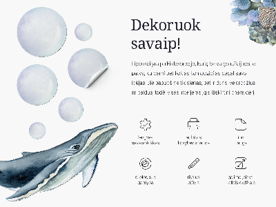 Falmatrica 60x90 Vörös dinoszaurusz rajzokkal és növényzettel