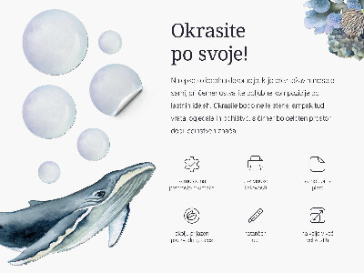 Falmatrica 60x90 Vörös dinoszaurusz rajzokkal és növényzettel