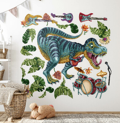 Falmatrica 60x89 Zenés rajzfilm dinoszaurusz hangszerekkel