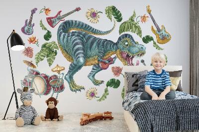 Falmatrica 60x89 Zenés rajzfilm dinoszaurusz hangszerekkel