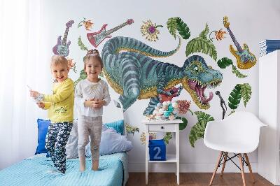 Falmatrica 60x89 Zenés rajzfilm dinoszaurusz hangszerekkel