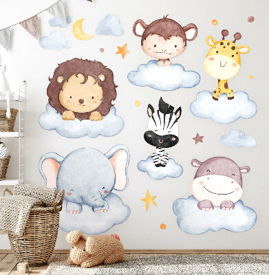 Falmatrica 60x82 Aranyos állatok pasztell felhőkben