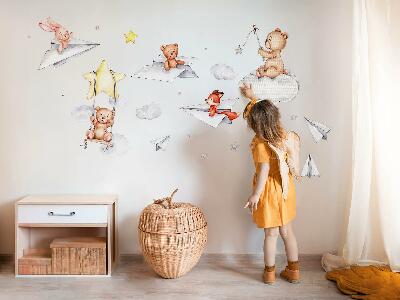 Falmatrica 60x85 Akvarell aranyos állatok pasztell színben