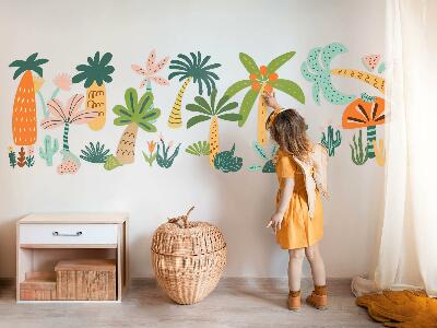 Falmatrica 80x112 Trópusi fák pasztell árnyalatokban