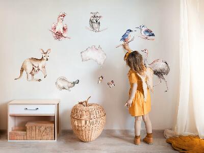 Falmatrica 80x101 Ausztrál fauna finom pasztell színekben