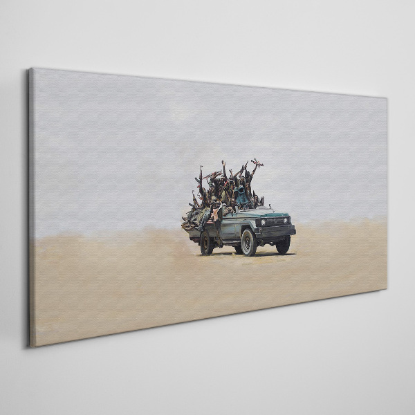 Vászonkép Banksy háború