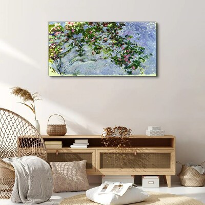 Vászonkép A rózsák Claude Monet