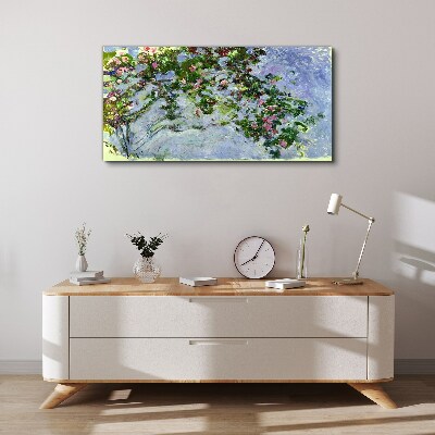 Vászonkép A rózsák Claude Monet